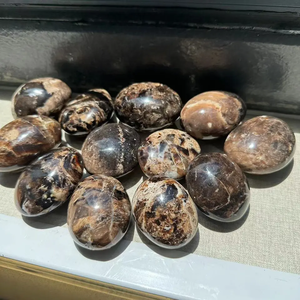 Cristaux de <span class=keywords><strong>pierres</strong></span> précieuses naturelles en gros en vrac <span class=keywords><strong>pierres</strong></span> d'énergie pierre de palmier opale noire cristaux de guérison artisanat pour la méditation - Product Image 6