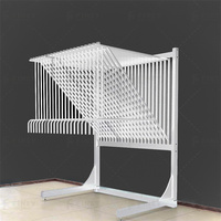 Support de présentation de tapis personnalisé, support de présentation de tapis tournant et coulissant, support de présentation de tapis en métal