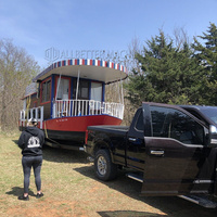 Équipement de grillades Camion de nourriture Bateau Remorque de nourriture USA Cuisine Van Co2019sion Remorque Mobile Tacos Chariot à café Restaurant Personnalisé