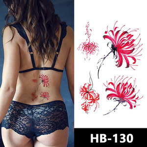 Grande mezzo braccio manica tatuaggio adesivo lupo tigre leone gufo teschio tatuaggi temporanei per uomo donna - Product Image 5