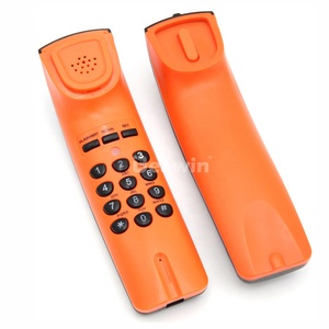Telefono con ascensore trimmline <span class=keywords><strong>facile</strong></span> da montare a parete migliorato con Display LCD ID chiamante e <span class=keywords><strong>telefonia</strong></span> Ringer a LED rosso nessuna batteria richiesta - Product Image 6