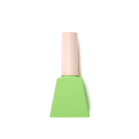 Flacon de vernis à ongles vide de 16 ml, personnalisé, plat, transparent, en verre, avec pinceau, pour gel UV à retirer par trempage