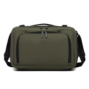 Men's <b>Backpack</b> <b>Large</b> Capacity 20-35L Interior Compartment Business Travel Lightweight Solid Color Detachable Straps - Product Image 4