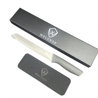 Couteau à pain dentelé de haute qualité de 8 pouces, en acier inoxydable, outil de pâtisserie, couteau à trancher le pain, emballage en boîte cadeau, logo personnalisé