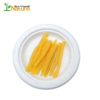 Assiette de canne à sucre ronde à emporter biodégradable jetable écologique prix d'usine