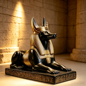 Statua del Faraone dell'Antico Egitto <span class=keywords><strong>in</strong></span> Bronzo a Grandezza Naturale, Disponibile anche come Busto e <span class=keywords><strong>Bassorilievo</strong></span>, Ideale per Decorazione Casa e Giardino - Product Image 6