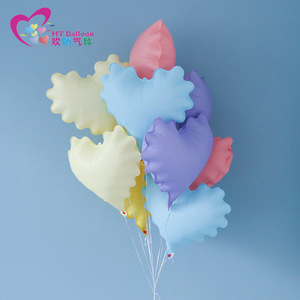 HT Balloon Wavy Heart Shaped Aluminum Foil Balloons 20 Inch Metallic <b>Birthday</b> Party <b>Decorations</b> - Product Image 2