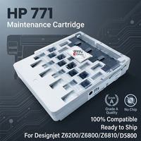 Cartucho de Mantenimiento Compatible con HP771 CH644A para Impresora Plotter HP Designjet Z6200 Z6800 Z6810 D5800, Caja de Mantenimiento de Tinta