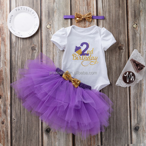 <span class=keywords><strong>Vestito</strong></span> da principessa all'ingrosso per il primo e secondo compleanno delle bambine <span class=keywords><strong>vestito</strong></span> collo a-collo con decorazione di pizzo per l'estate - Product Image 2