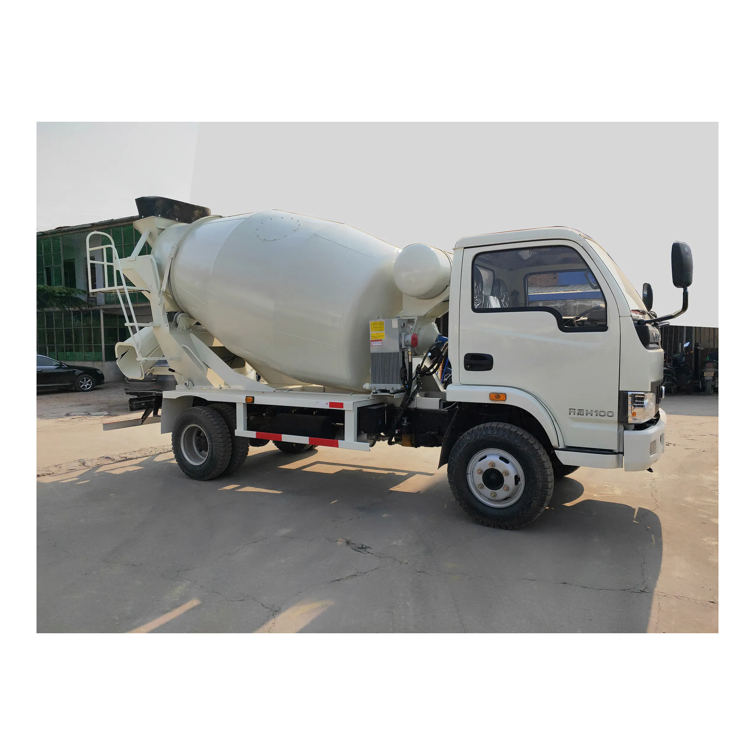 Mini caminhão concreto máquina misturadora 6m3 caminhão misturador de concreto com bomba