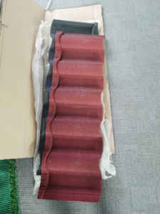 แผ่น<span class=keywords><strong>หลังคา</strong></span>เคลือบหินสำเร็จรูป Eco AZ75 0.2 มม. 1220 มม. สีม่วงไลแลค MAKUTI GRAINED วัสดุรีไซเคิลได้ - Product Image 2