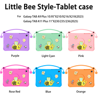 Housse de protection pour tablette enfant en mousse EVA antichoc, design adorable style abeille, pour Samsung Galaxy Tab A9 PLUS 11" X210/Tab A11 PLUS