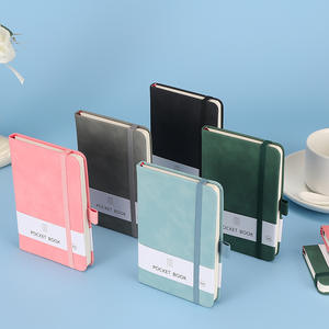 <b>A5</b> Daily School Business Journal Notepad Leather Softcover White Paper Notebook with Sewing Binding Gift - Product Image 2