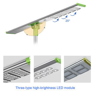 Anero lampu jalan tenaga surya ip65, lampu jalan luar ruangan 80W 100W semua dalam satu - Product Image 2