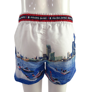 Venta caliente de encargo Digital impreso niños <span class=keywords><strong>bañador</strong></span> tipo bóxer poliéster playa niños natación troncos cortos - Product Image 4