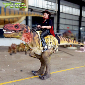 Disfraz de Dinosaurio para Adultos <span class=keywords><strong>con</strong></span> Patas Ocultas para Caminar y Montar - Product Image 1