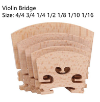 Accessoires d'instruments de musique professionnels Code de violon Pont de violon avec différentes tailles et logo personnalisé Accessoires de violon