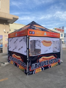 Toàn cầu Lều 10 'x 10' (3m x 3M) tùy chỉnh tán ngoài trời pop-up thực phẩm lều không thấm nước nhôm triển lãm lều - Product Image 3