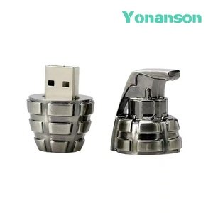 Ổ USB <span class=keywords><strong>Flash</strong></span> LỰU ĐẠN Cổ Điển Bằng Kim Loại Sáng Tạo Ổ Bút 32GB Thẻ Nhớ 64GB Ổ Bút 128GB Bút 16GB Quà Tặng Kỷ Niệm - Product Image 5