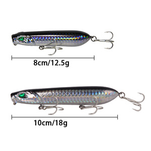 Señuelo de pesca Ytqhxy tipo lápiz de 13g y 18g, cebo artificial duro de superficie para pesca de lubina, señuelo de pesca tipo zigzag. - Product Image 2