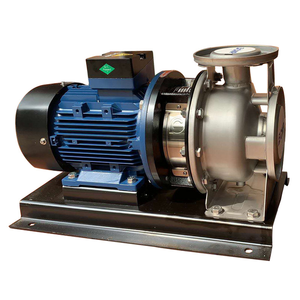 Горизонтальный центробежный насос из нержавеющей стали с мощностью двигателя 5HP может быть настроен для электроэнергии пищевой промышленности. - Product Image 1