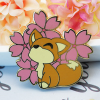 Épinglette en métal personnalisée avec personnage de dessin animé, style cool, émail dur, pour la décoration