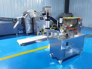 Máquina de prensa de masa de Pizza Manual de acero inoxidable avanzada Prensa de masa de Pizza y máquina de horno Máquina de prensa de masa de Pizza - Product Image 4