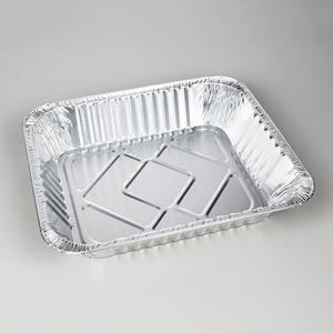 9X13 Nhôm Lá Chảo Với Bìa Dùng Một Lần Một Nửa Kích Thước Deep Steam Bảng Container Khay Rang - Product Image 2