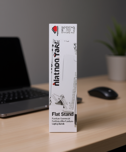 Supporto per Laptop Flatman Yaft, Base in Alluminio, Supporto da Scrivania in Plastica e Metallo, Arredo Ufficio - Product Image 2