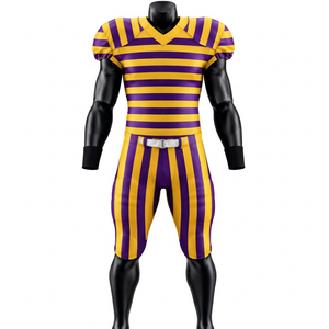 White Stitch Custom Sublimated American Football Jersey Men's Solid V-Neck Short Sleeve Uniform 12 Moisture Plus Size Front - Product Image 1