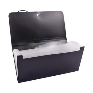 Foska Papelería Distribuidores Acordeón Carpeta <span class=keywords><strong>de</strong></span> archivos Cheque Tamaño Plástico impermeable 13 bolsillos Recibo Titular con pestañas <span class=keywords><strong>de</strong></span> colores - Product Image 1