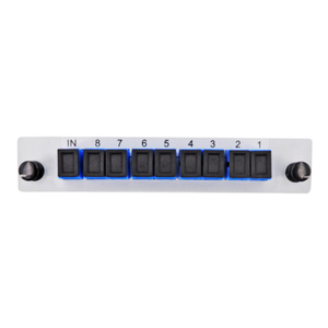 Giao hàng nhanh sợi quang Cassette thẻ chèn Modular với SC/UPC kết nối 1x8 PLC Splitter Cassette loại chèn loại - Product Image 4