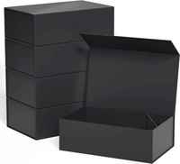 Boîte cadeau magnétique pliable de luxe personnalisée, recyclable, en carton, avec insert en mousse EVA, pelliculage mat, emballage pour chapeaux et casquettes, OEM, vente en gros