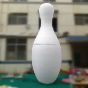 Điên Inflatable zorb bóng trò chơi với Bowling Pin Inflatable con người bowling