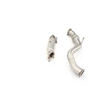 MPER pour Honda Civic FL5 Type R T304 Downpipe en acier inoxydable avec bouclier thermique – Amélioration des performances sonores agressives