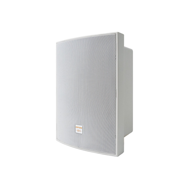Public Address System Announcement IP POE Aluminum Alloy Wall Mount Speaker for Network Line Connectivity 36W Output 2