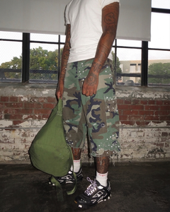 HG New Vintage Washed Streetwear Utility <b>Camo</b> <b>Cargo</b> <b>Shorts</b> Custom logo Men Oversized Fit Wide Leg Baggy Long Tactical <b>Shorts</b> - Product Image 1