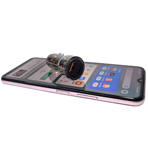 Cargador de Coche STW con Diseño Transparente, Accesorios para Coche, Cargador de Teléfono Móvil Súper Mini de Carga Rápida DC12-24V - Product Image 4