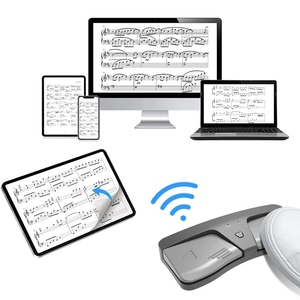 Pasador de páginas <span class=keywords><strong>musical</strong></span> automático inalámbrico inteligente, pedal electrónico para pasar páginas, pasador de páginas manos libres - Product Image 2