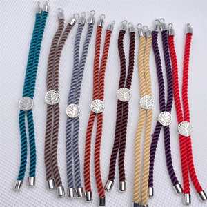 <span class=keywords><strong>Handmade</strong></span> màu đen và đỏ Bohemian phong cách rope vòng đeo tay thời trang tự làm đồ trang sức cho Christian may mắn chủ đề chuỗi - Product Image 5