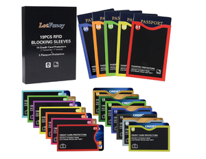 Papel antirrobo Rfid Bloqueo <span class=keywords><strong>Tarjeta</strong></span> Manga <span class=keywords><strong>Tarjeta</strong></span> DE CRÉDITO Protector - Product Image 3