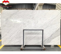 Dalle de marbre blanc de Carrare italien, pierre naturelle pour escalier, revêtement mural, plan de travail de cuisine