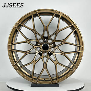 JJSEES Jantes forgées sur mesure en alliage 6061-T6 Bronze 5X100 5X108 5x114.3 5X112 5X120 15 16 <span class=keywords><strong>17</strong></span> 18 19 20 <span class=keywords><strong>pouces</strong></span> pour Audi Toyota - Product Image 4