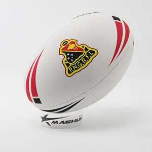 New Material Customized Promotional and Match Rugby Ball Size 5 ,4,3,2,1