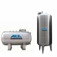 エース工業用1000ガロン5トン水タンク価格アルコールビールケミカルクリームドリンク水貯蔵タンク