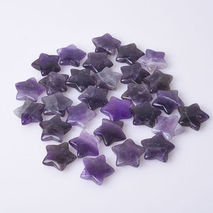 Personalizado tallado a mano Natural sueño amatista cristal estrella y <span class=keywords><strong>luna</strong></span> de cristal para regalos - Product Image 3