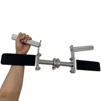 Accessorio Ergonomico per Cavi BT, Impugnatura Antiscivolo in Alluminio a Doppia Presa per Allenamento di Bicipiti, Tricipiti e Cross Grip