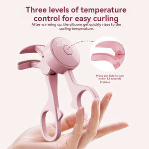 Rizador <span class=keywords><strong>de</strong></span> <span class=keywords><strong>pestañas</strong></span>, peine eléctrico portátil calentado, Permanente <span class=keywords><strong>de</strong></span> <span class=keywords><strong>Pestañas</strong></span> <span class=keywords><strong>de</strong></span> larga duración, rizos térmicos, rizador <span class=keywords><strong>de</strong></span> <span class=keywords><strong>pestañas</strong></span>, herramientas <span class=keywords><strong>de</strong></span> maquillaje - Product Image 3