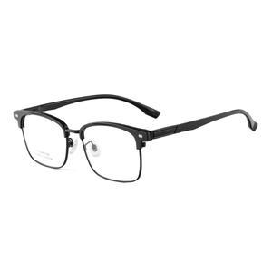 Monturas de Gafas Rectangulares de Titanio 55-18-146 Unisex, Montura Completa, Protección Contra Luz Azul, Diseño Cómodo - Product Image 2
