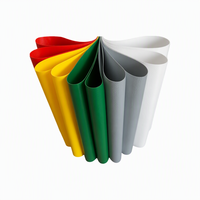 Bâche tissée résistante aux intempéries 100 % polyester enduite de PVC, bâche extérieure robuste en rouleau pour couverture de toit de camion et de tente